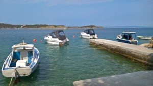 Liegeplatz in Kroatien mit weiteren Booten